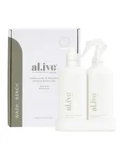 [al.ive body] Lemon Myrtle and Honeydew Kitchen Duo Set