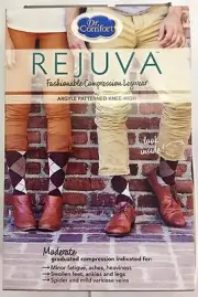 Dr. Comfort Rejuva Argyle Pattern Socks 15-20 20-30 mmHg Calf/Knee COLORS UNISEX