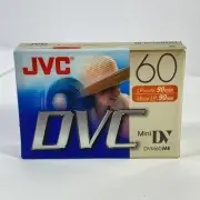 JVC MiniDV Video Tape DVM60ME 60 min SP / 90 min LP NEW old stock