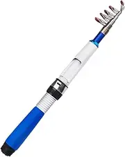 Sea Fishing Rod | Small Casting Sea Fishing Rod | Travel Fishing Rod for Bass Trout Saltwater Freshwater with Comfortable Handle for Men Him