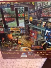 SUNSOUT: Shopping Day 1000 Pc Puzzle 20 X 27" New Sealed Fast Shipping