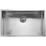 760*440*190mm Square 304 Stainless Steel Undermount Single Bowl Sink