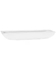 Creative Displays Pottery Pots Glossy Oblong White Fiberstone Planter