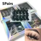 Craft Wispy Fluffy Eye Lashes False Eyelashes 8D Faux Mink Eyelashes Extension