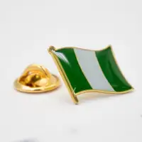 在飛比找ETMall東森購物網優惠-【A-ONE】NIGERIA 奈及利亞 國旗 徽章 別針 國