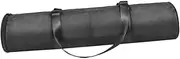 JOINPAYA Yoga Mat Backpack Fabric Gym Mat Shoulder Bag Wet Bag Carry Quilted Hanging Modern Waterproof Thick Fold Carrying Exercise Storage Yoga Carrier Black Oxford Cloth