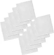 UKQRRTC 10Pcs Magnetic Picture Frames, Nail-free Magnetic Picture Pockets, Compatible for Fujifilm Instax Wide 300 & Polaroid 600 Film, White, 4.52 x 3.93 x 0.04 inches, Vertical Orientation