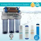 Aquarium Reef Coral Reverse Osmosis System 100GPD Pure 0 PPM RO DI Water Filter