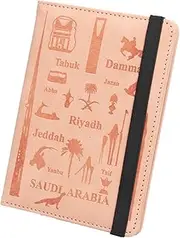 [CHUAN boutique] Middle East Saudi Arabia Passport Holder Qatar Architecture Animal Ticket Holder Anti-Magnetic Passport Book Set