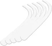 [mollensiuer] 5 Pieces Bend-Shape Transparent Acrylic Earring Try-on Stick Try-Free Earrings Display Props Tool Try-on Strip for Earrings, Studs, Etc
