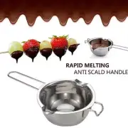 Stainless Steel Wax Butter Melting Pot Heating Pot √ Tool Baking Kitchen X1V9