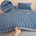 Quilted Mattresses Thickened Bedsheet Velvet Mattress Topper Skin-friendly