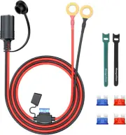 Range Tour O-Ring Terminal to Female Cigarette Lighter Socket Extension Cable...
