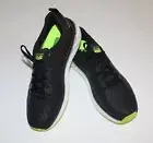 SKECHERS MEN'S BLACK/LIME GO RUN BALANCE 2 SNEAKER