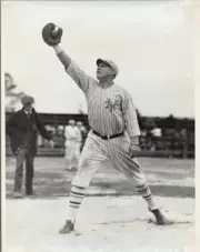 Bill Terry Catching Ball Old Historic Photo