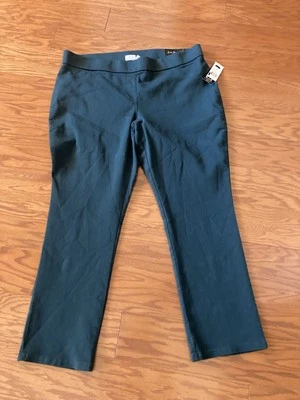 KIM ROGERS CURVY DRESS PANTS SIZE 20W Sits At Waist Stretch Fabric Slim Leg NWT