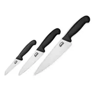 Samura BUTCHER Set of 3 Knives: Paring Knife Utility Knife Chef's Knife