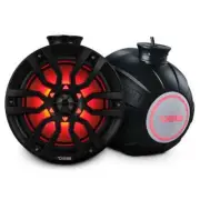 DS18 NXL-PS8 HYDRO 8" Pod 375W Speaker with Integrated RGB LED Lights (Pair) BLA