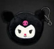 Hello Kitty Saniro Black Kuromi Plush Coin Purse 2.76"