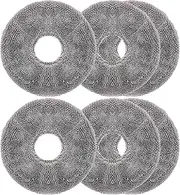 YBVABE Mopping Cloths for Dreame L20 Ultra /X30 Ultra / X40 Ultra/ L10s Pro Ultra /L10s Ultra/Roborock Q Revo/Q Revo MaxV/Q Revo Pro/Xiaomi X10+ Vacuum Cleaner Robots Replacement Microfiber Mop Parts