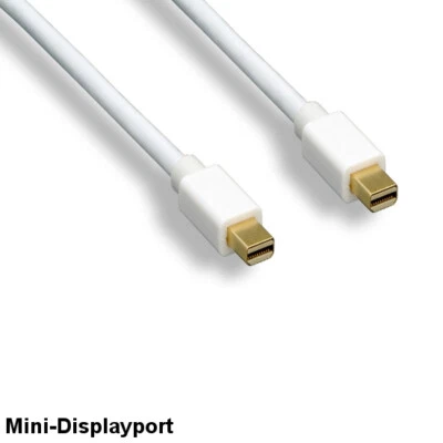 KNTK 3ft Mini DisplayPort 1.2 Cable 32 AWG 4K HD MDP/MiniDP Male to Male Cord
