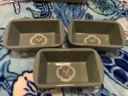 Temp-tations Doodle Doo Mini Loaf Pans - Set Of 3 Grey
