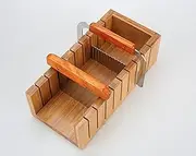 Wood Soap Mold Loaf Cutter Mold with 1pcs Wavy & Straight Planer Cutting Tool Set (1 NCHES)