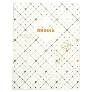 法國RHODIA Heritage 線裝橫線筆記本/ L/ Quadrille Ivory/ Lined