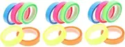 TEHAUX 3sets Removable Highlighter Tape Sticky Book Tabs for Annotating Long Sticky Tape Sentence Highlighter Strips Office Product Book Highlight 5rolls*3