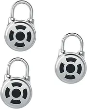 DOITOOL 3pcs Keyless Suitcase Lock Rechargeable Smart Padlock App Unlock for Gym Locker Sturdy Outdoor Fence Gate Locks