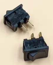 (10) Arcoelectric 8601VB Miniature Rocker Switch Momentary ON OFF SPST 16A