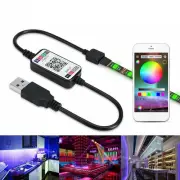 3/5M 5050 RGB Waterproof LED Strip Light SMD Kit Bluetooth WiFi Phone Controll