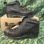 Dr Martens Smoke Grizzly, 4 Eyelet, 3 Prong, Women’s US Size 7 Vintage Boots,NIB