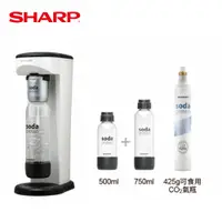 在飛比找誠品線上優惠-SHARP 夏普 CO-SM1T-W Soda Presso