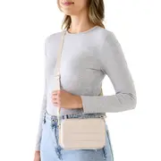 Mini Hard Case Organiser with Strap - Cream