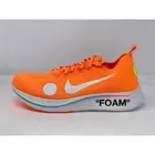 Nike Zoom Fly Mercurial Flyknit x OFF WHITE Orange Sneakers, Size 10 AO2115-800