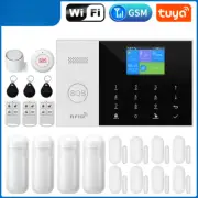 LOT Smart Gsm Wifi Alarm System Home Wireless Security Alarm House Smart Life