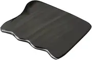 ADOCARN Black Wavy Buffalo Horn Scraping Massage Tool Multi Functional Gua Board for Home Salon Skin Nourishment Smooth Comfortable Design