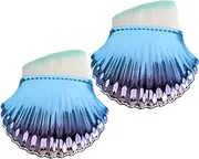 WOFASHPURET 2Pcs Foundation Brush Small Makeup and Nail Dust Brushes Bristles for Powder Application and Nail Care Lightweight and Portable for and Use