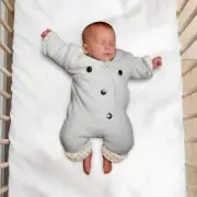 Ultra High Quality Swaddle Transition SleepSuit for 3-9 Month Old Baby Grey Chev