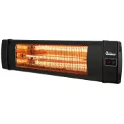 Dr Infrared Heater Electric Carbon 1500-Watt Digital Display, Black W/ Remote