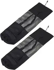 JUMPLAWN 2Pcs Yoga with Straps Durable Mesh Storage Pouch for Easy Carrying of Yoga Mats for Yoga Lovers and Fitness Enthusiasts Design