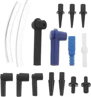 COMPUKAS 16pcs Brake Fluid Connector Kit Brake Fluid Connectors Hose Fittings for Easy Automotive Leakproof Compatible with Cars Motorcycles