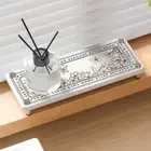 Flower Pattern Bathroom Tray Diatom Mud Cosmetic Storage Tray Bedroom