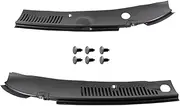 2Pcs Windshield Wiper Cowl Vent Panel Hood Compatible with Ford Compatible with Mustang 1999-2004 3R3Z 6302228 AAA&FO1270102 Automotive Seals