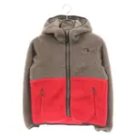 THE NORTH FACE 連帽衫 夾克 灰色 拉鍊式 抓絨衣 紅色 女裝 日本直送 二手 20A3FD7B57750