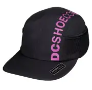 DC Shoes SB Dunk Style Black Purple Camper OSFA Strapback Hat Cap Fast Ship New