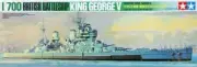 Tamiya 1/700 King George British Battleship - Model Kit