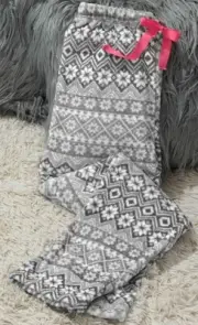 Women's Plus Size Cozy Plush Lounge Pants: 1X-2X-3X