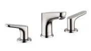 Hansgrohe 04369000 Focus Chrome Widespread Bathroom Faucet With Pop Up Drain